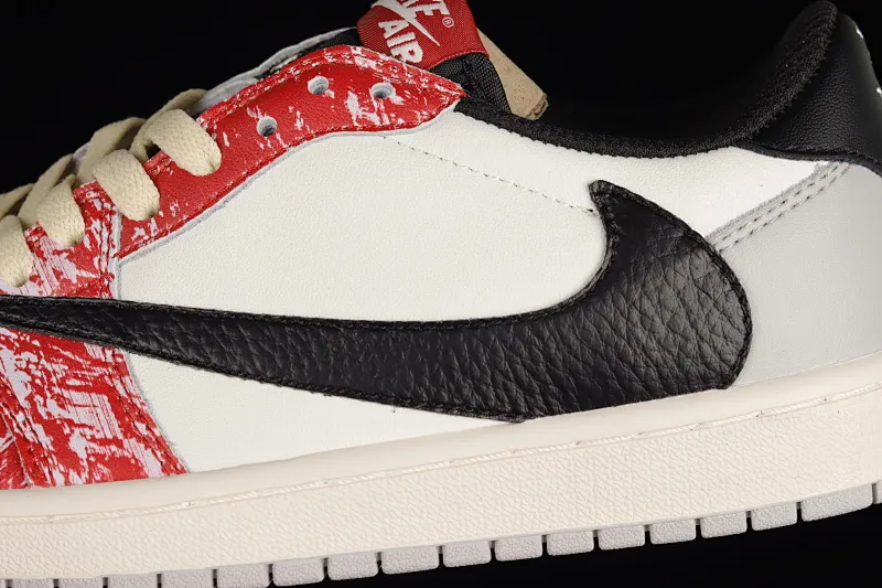 All Categories Air Jordan Jordan Series Basketball Shoes Air Jordan 1 Low Travis Scott x Air Jordan 1 AJ1 Joe 1 Knitted Lightning Barb Low Basketball Shoes DM7866-133